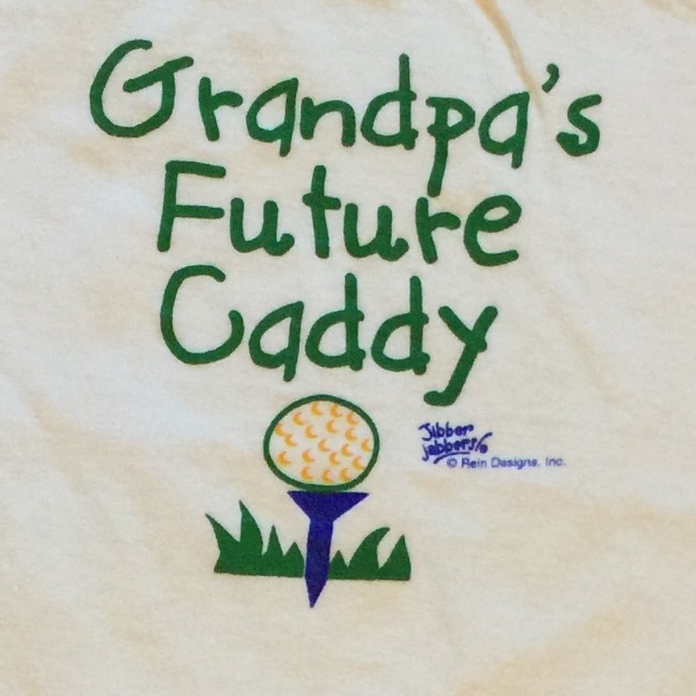 ROMPER "GRANDPA'S FUTURE CADDY", NWT
